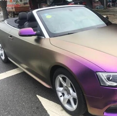  - Ravoony Diamond Purple Car Wrap