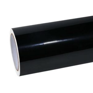  - Glossy Crystal Black Vinyl Car Wrap K-7001