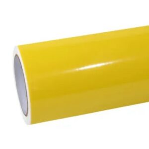  - Aluko Super Gloss Yellow Vinyl Wrap Car Wrap